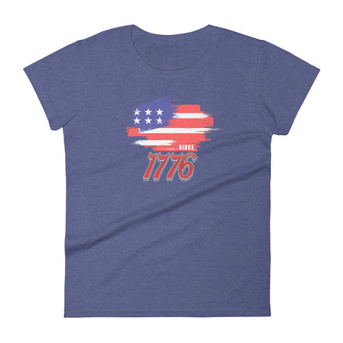 Since 1776 Women's short sleeve Independence Day t-shirt - Mainstream Freedom